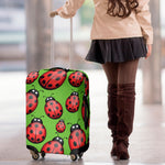 Cute Ladybug Pattern Print Luggage Cover