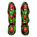Cute Ladybug Pattern Print Muay Thai Shin Guards