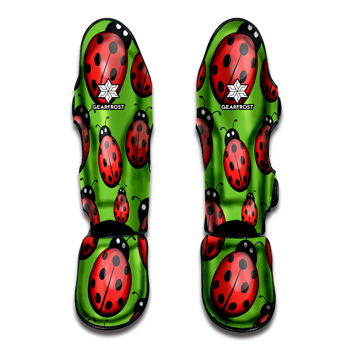 Cute Ladybug Pattern Print Muay Thai Shin Guard