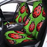 Cute Ladybug Pattern Print Universal Fit Car Seat Covers