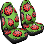 Cute Ladybug Pattern Print Universal Fit Car Seat Covers