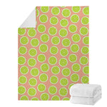 Cute Lime Pattern Print Blanket