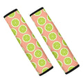 Cute Lime Pattern Print Car Seat Belt Covers