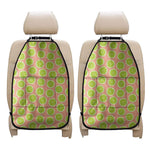 Cute Lime Pattern Print Car Seat Organizers