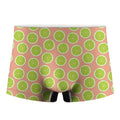 Cute Lime Pattern Print Men's Boxer Briefs