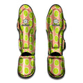 Cute Lime Pattern Print Muay Thai Shin Guards