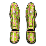 Cute Lime Pattern Print Muay Thai Shin Guard