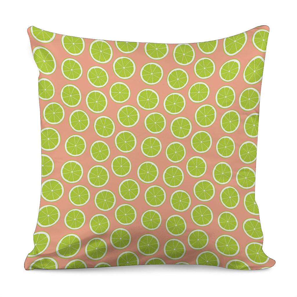 Cute Lime Pattern Print Pillow Cover