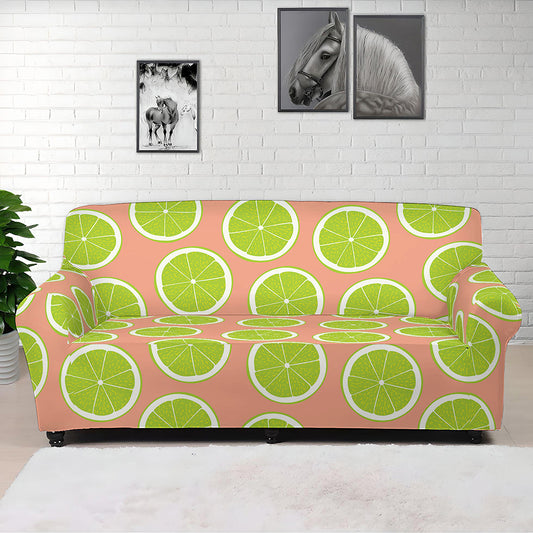 Cute Lime Pattern Print Sofa Cover