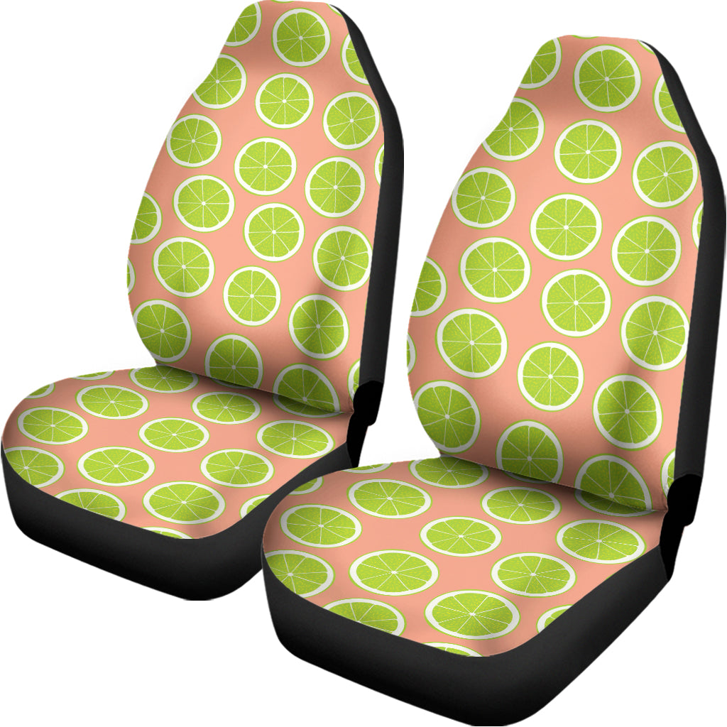 Cute Lime Pattern Print Universal Fit Car Seat Covers