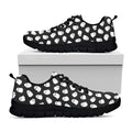 Cute Little Ghost Pattern Print Black Running Shoes