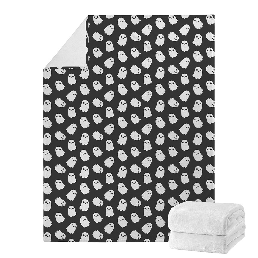 Cute Little Ghost Pattern Print Blanket