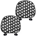 Cute Little Ghost Pattern Print Car Headrest Covers