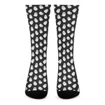 Cute Little Ghost Pattern Print Crew Socks