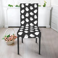 Cute Little Ghost Pattern Print Dining Chair Slipcover