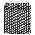 Cute Little Ghost Pattern Print Duvet Cover Bedding Set