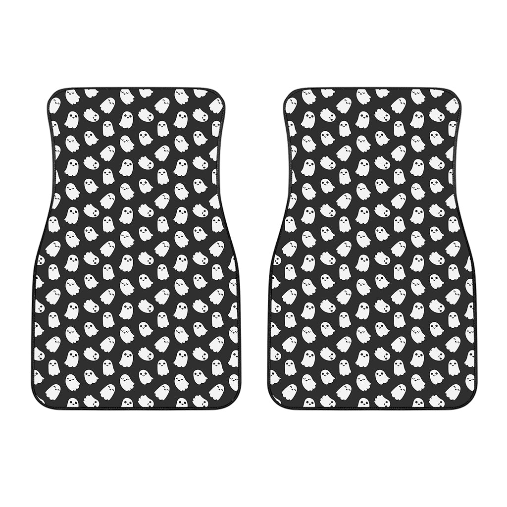 Cute Little Ghost Pattern Print Front Car Floor Mats