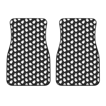 Cute Little Ghost Pattern Print Front Car Floor Mats