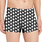 Cute Little Ghost Pattern Print Men's Boxer Briefs