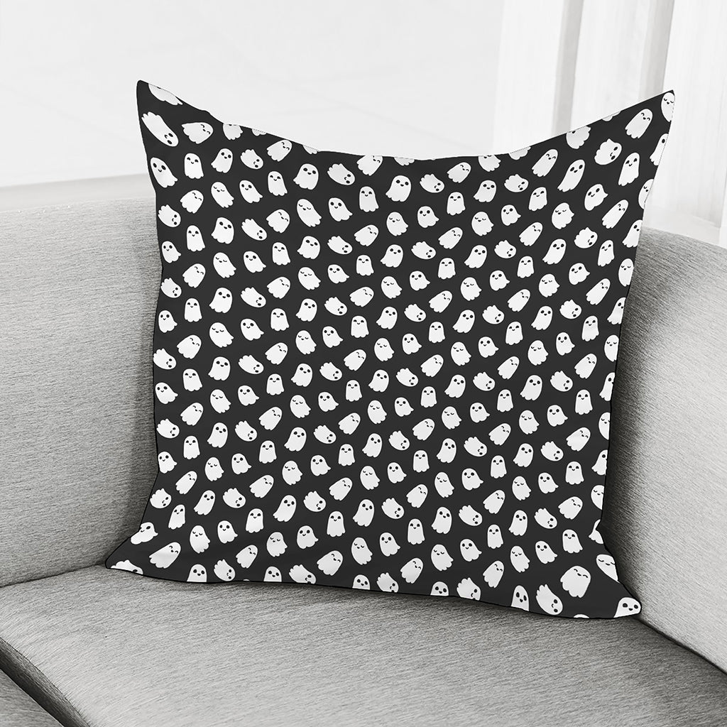 Cute Little Ghost Pattern Print Pillow Cover