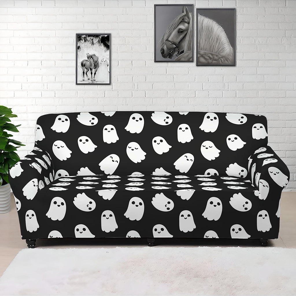 Cute Little Ghost Pattern Print Sofa Cover