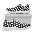 Cute Little Ghost Pattern Print White Running Shoes