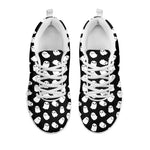 Cute Little Ghost Pattern Print White Sneakers