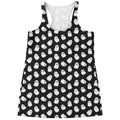 Cute Little Ghost Pattern Print Women's Racerback Tank Top