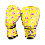 Cute Lollipop Pattern Print Boxing Gloves
