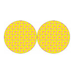 Cute Lollipop Pattern Print Car Coasters