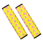 Cute Lollipop Pattern Print Car Seat Belt Covers