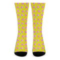 Cute Lollipop Pattern Print Crew Socks