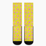 Cute Lollipop Pattern Print Crew Socks