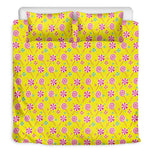 Cute Lollipop Pattern Print Duvet Cover Bedding Set