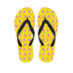 Cute Lollipop Pattern Print Flip Flops