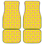Cute Lollipop Pattern Print Front and Back Car Floor Mats
