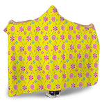 Cute Lollipop Pattern Print Hooded Blanket