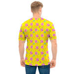 Cute Lollipop Pattern Print Men's T-Shirt