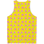 Cute Lollipop Pattern Print Men's Tank Top