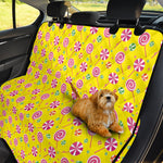 Cute Lollipop Pattern Print Pet Car Back Seat Cover