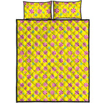 Cute Lollipop Pattern Print Quilt Bed Set