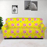 Cute Lollipop Pattern Print Sofa Cover