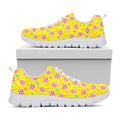 Cute Lollipop Pattern Print White Running Shoes
