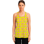 Cute Lollipop Pattern Print Women's Racerback Tank Top