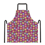 Cute Macaron Pattern Print Apron