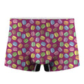 Cute Macaron Pattern Print Men's Boxer Briefs