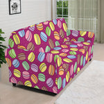 Cute Macaron Pattern Print Sofa Cover