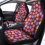 Cute Macaron Pattern Print Universal Fit Car Seat Covers