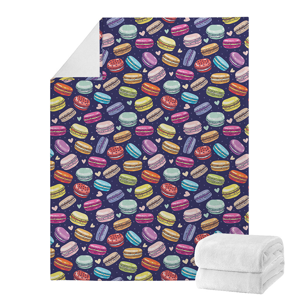 Cute Macarons Pattern Print Blanket