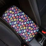 Cute Macarons Pattern Print Car Center Console Cover
